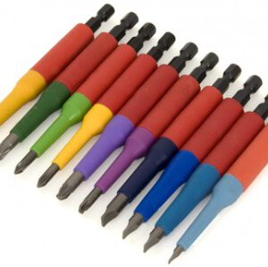 Isolierte Schrauberbits, Set aus 10 Bits